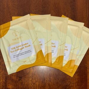THEALTO 24K Gold Under Eye Collagen Mask 5 Pack